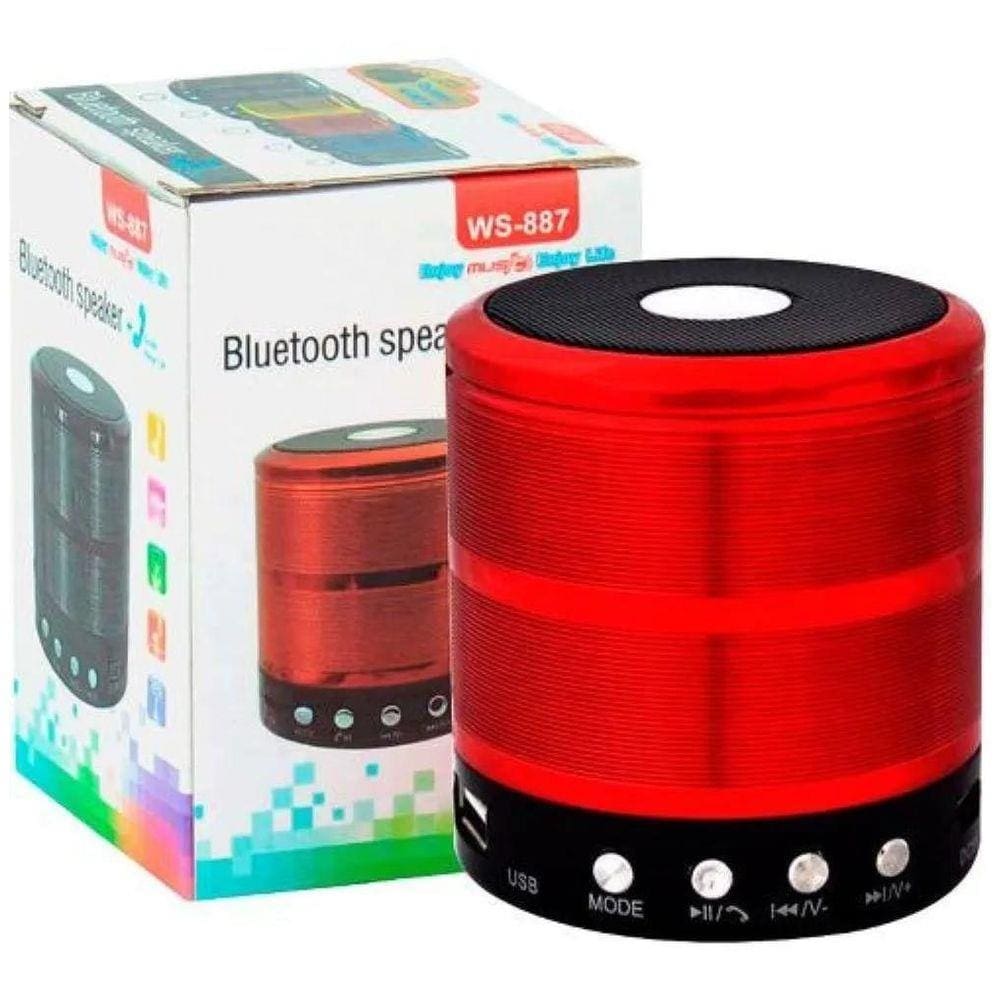 Mini Caixinha Som Bluetooth Portátil Usb Mp3 P2 Sd Rádio Fm