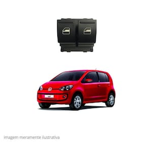Botão Interruptor de Vidro Elétrico VW UP Duplo 2014 a 2019