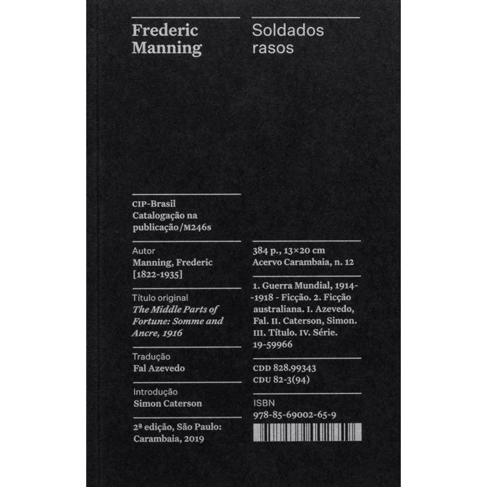 Soldados rasos - Coleção Acervo