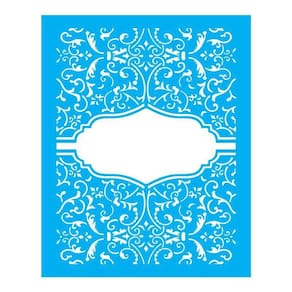Stencil Tamako Placa Arabesco - 20X25Cm - Ref B209