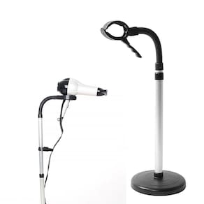 Suporte Secador Cabelo Pet Bancada Flexivel Giratorio Chao Ajustavel Cabeleireiro