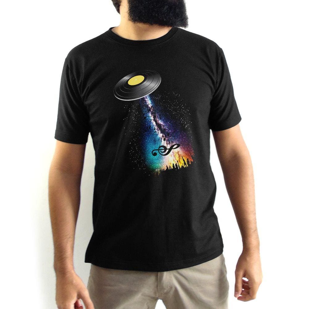 Camiseta Masculina Ovinil Preta