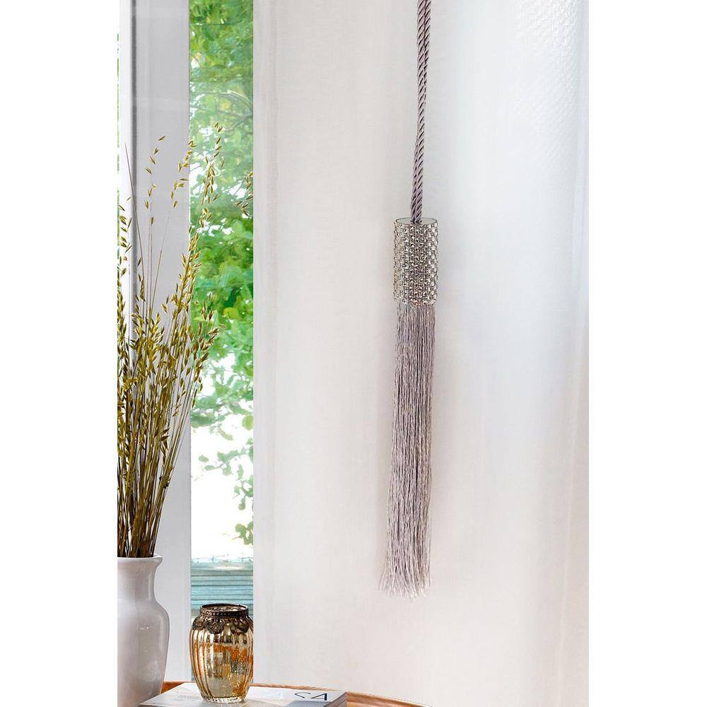 Pingente Para Cortina Bella Arte Infinity Cilindro Com Strass
