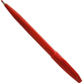 Caneta Pentel Sign Pen Vermelha S520 Uso Artístico