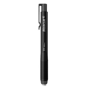 Caneta Borracha Fina 0.8mm Cinza - Mercur