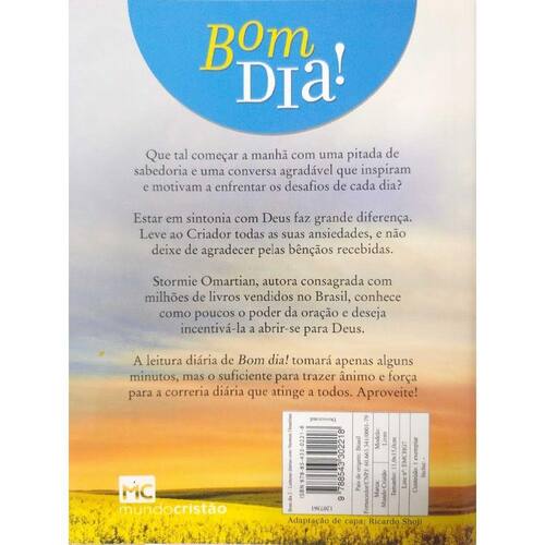 Livro Devocional Diário Bom dia! Volume | Casas Bahia Livro Devocional Diário Bom dia! Volume | Casas Bahia