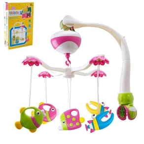 Móbile Musical Peixinho Giratório Para Berço - Art Brink
