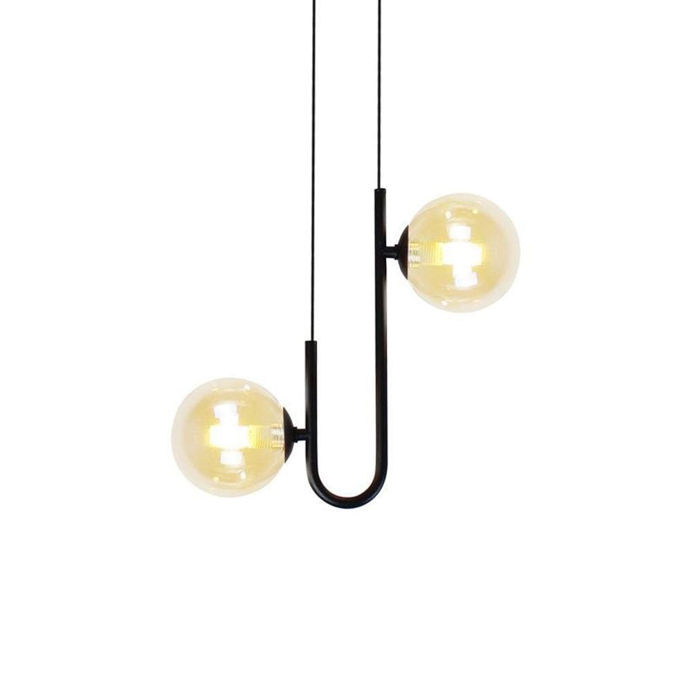 Lustre Pendente Quality Orbit II 1553 Preto G9 Bivolt
