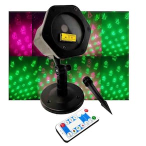 Projetor Laser Natal Neve Papai Noel Controle Remoto Luzes Natalino Festa Holografico Decoracao Confraternização