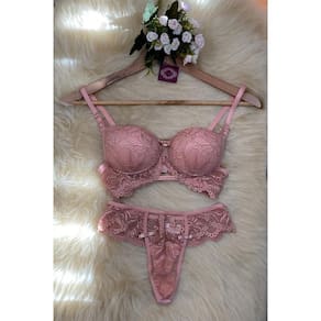 Conjunto Lingerie de Renda Eduarda