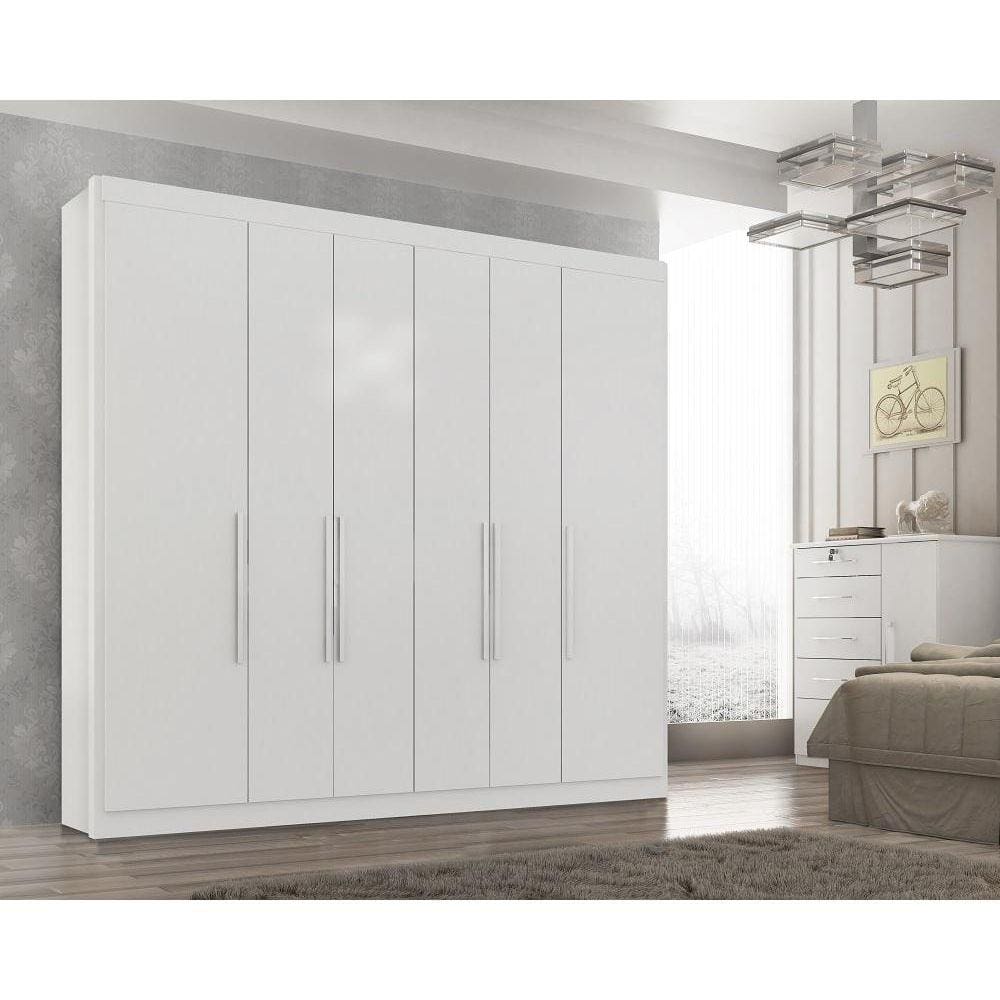 Guarda Roupa Casal Valencia 6 Portas 6 Gav