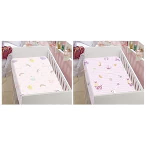 Kit 2 Mantas Bebê Menina Dyuri Não Alérgico Jolitex