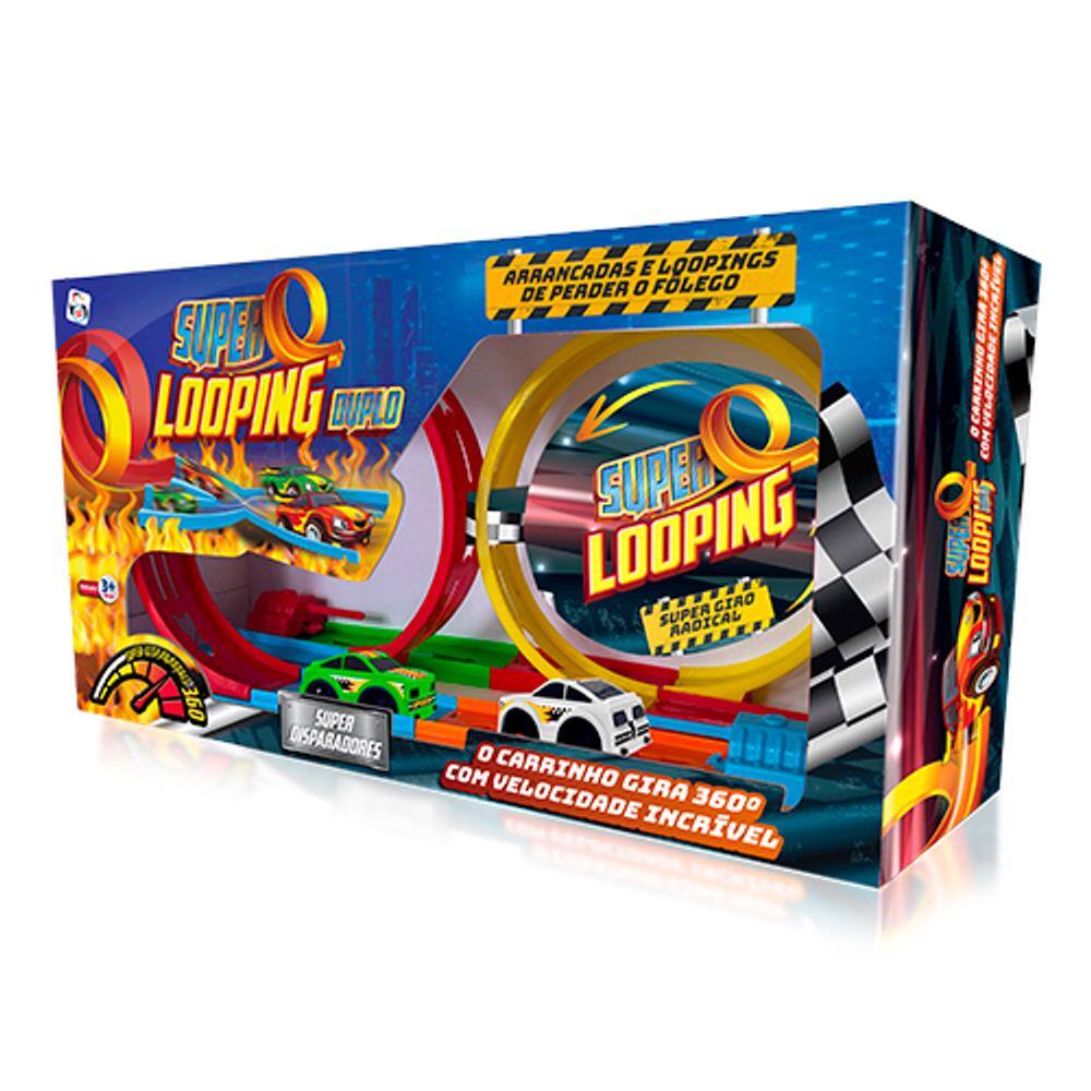 Pista Carrinho Fricção Looping Spin Alta Velocidade Radical - I