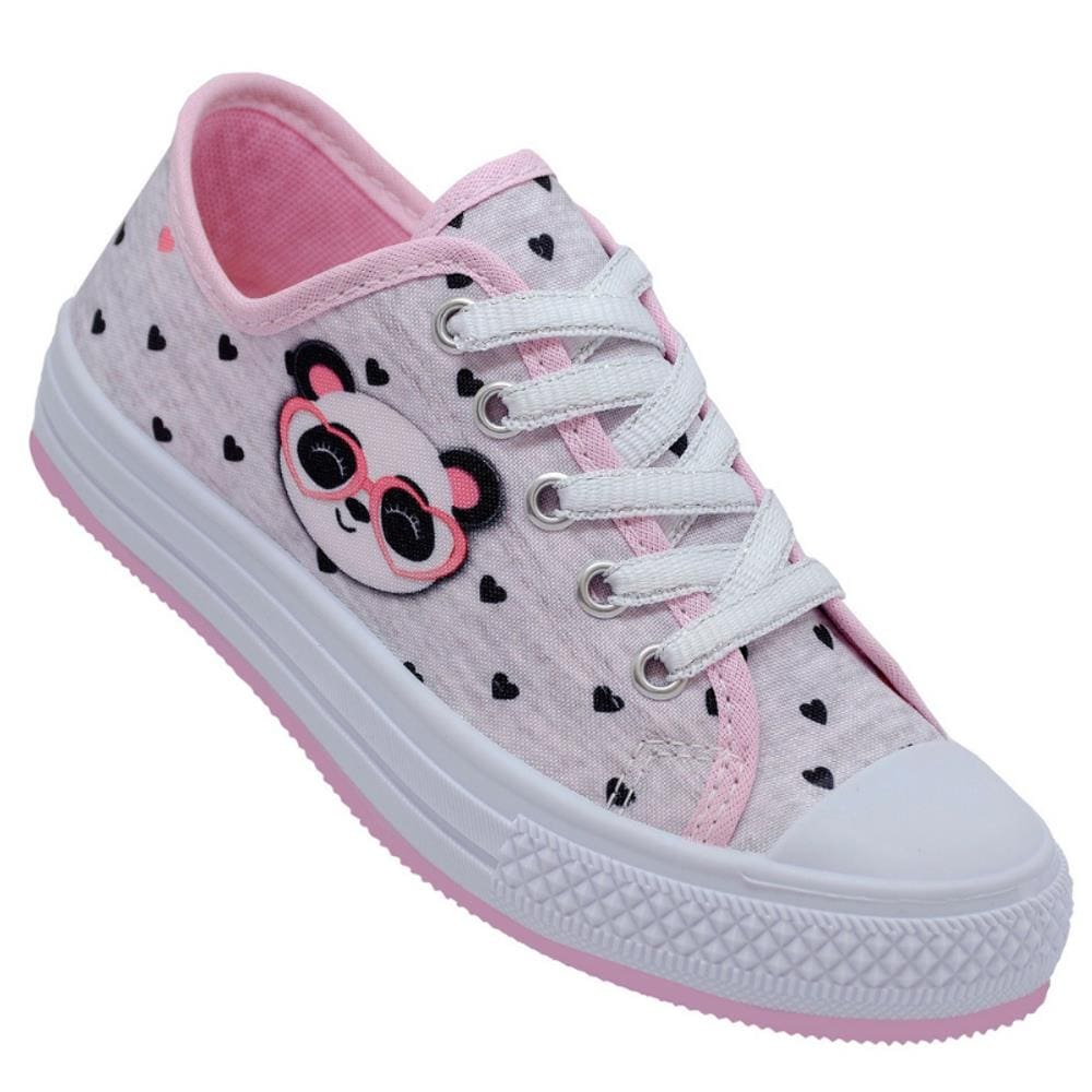 Tênis Infantil Meninas Botinha De Personagem Bota Fofa