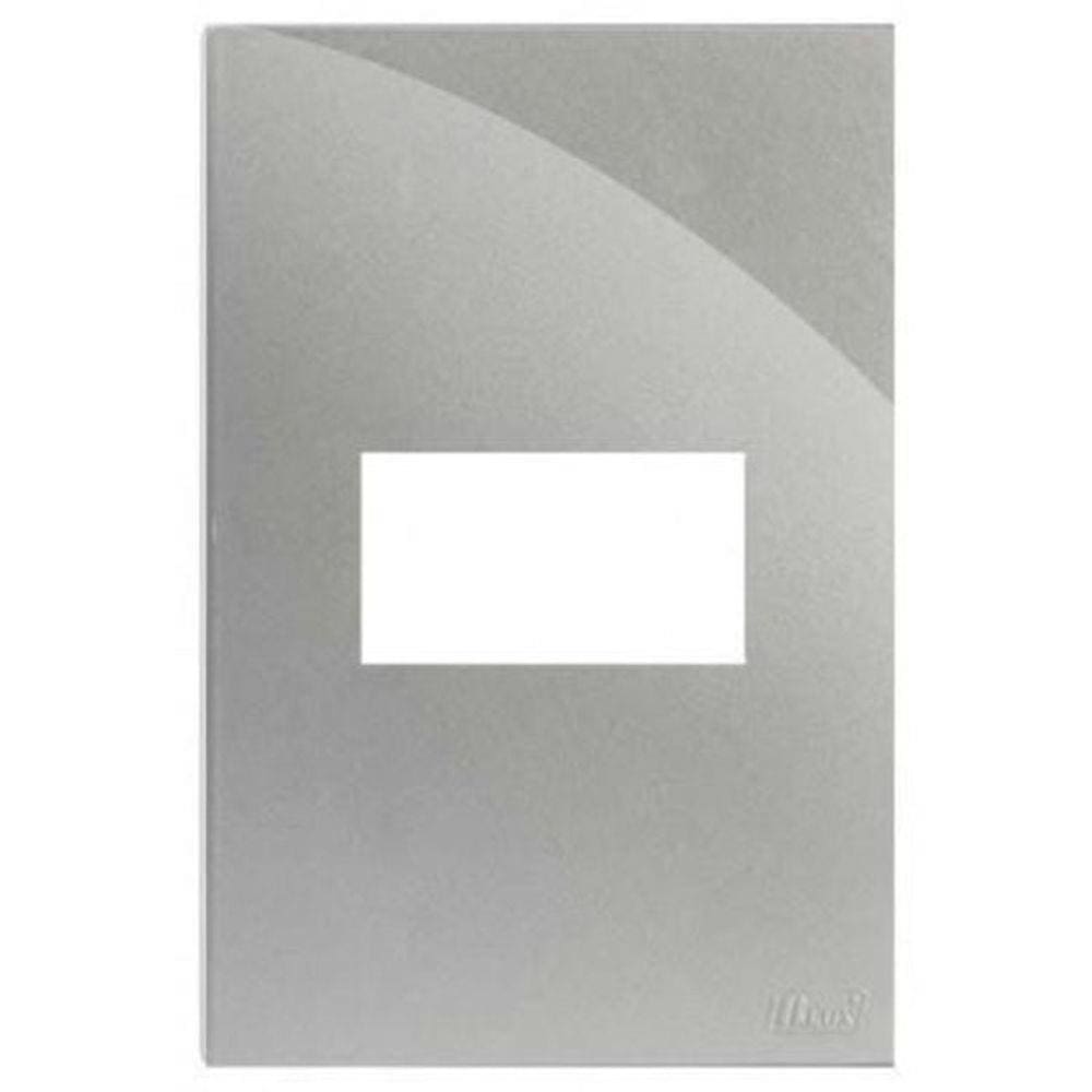 Placa Para 1 Modulo Horizontal Com Suporte 4X2 Brg11512-6Pr