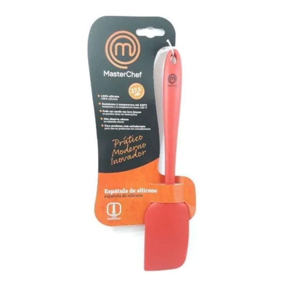 Espátula De Silicone Vermelha 27,5Cm. Até 220°C- Masterchef