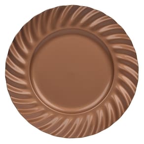 Kit De 6 Sousplat Rose 33Cm De Plástico - Florarte