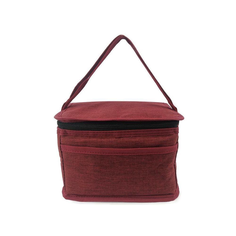 Bolsa Térmica Porta Marmita Lanche Bebida Com Bolso Frontal