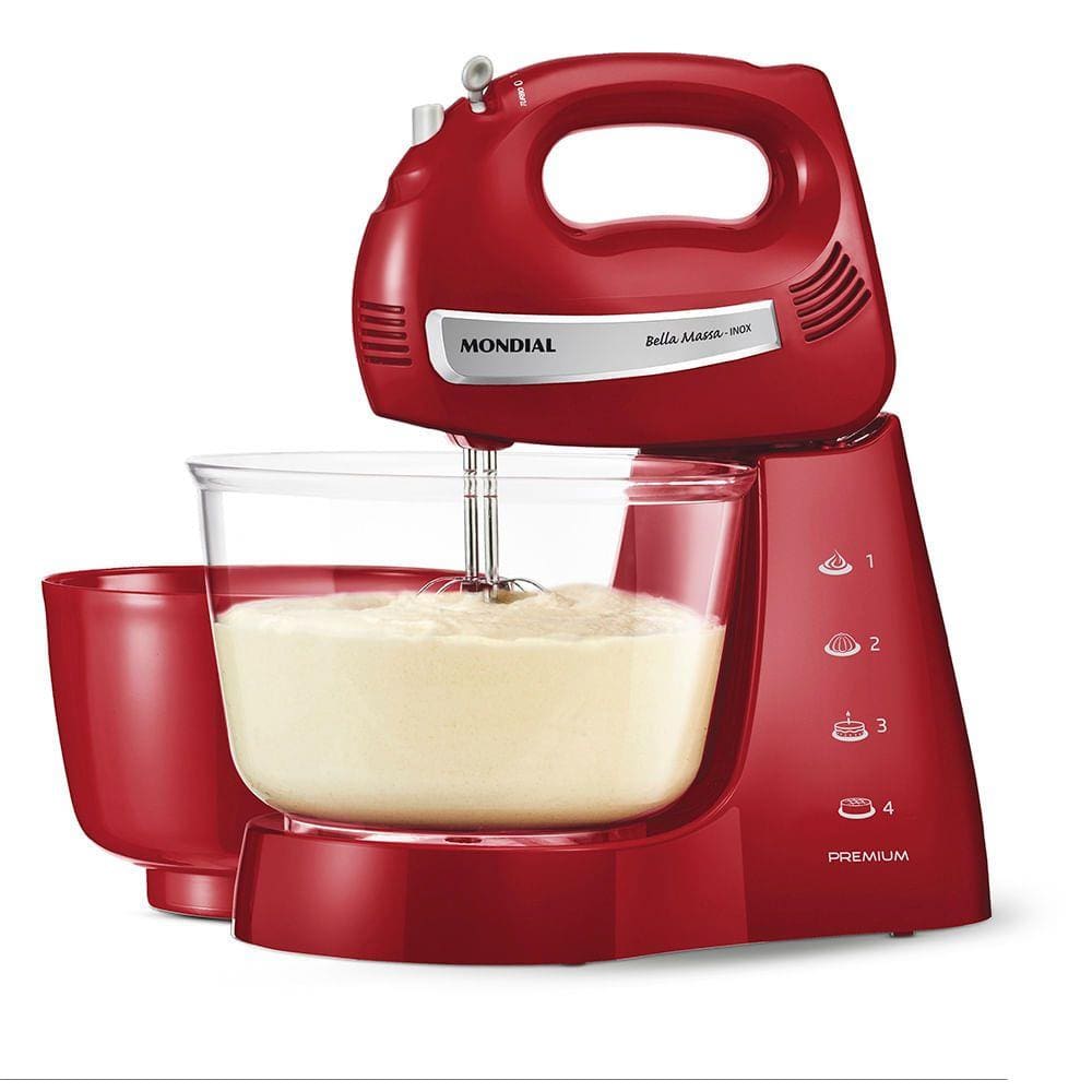 Batedeira Premium Bella Massa Inox Mondial B-29 NP