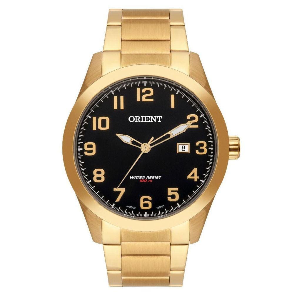 Relógio Orient Masculino Dourado Mgss1180 P2Kx
