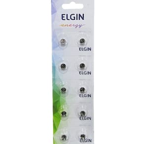 Bateria Elgin Lr621 Ag1 1.5v cartela com 10 Unidades