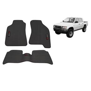 Tapete Borracha Hilux 1998 Até 2004 Com Traseiro Interiço