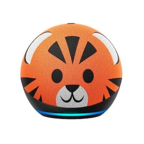 Caixa De Som Amazon Echo Dot 4º Geração Kids Edition Tiger