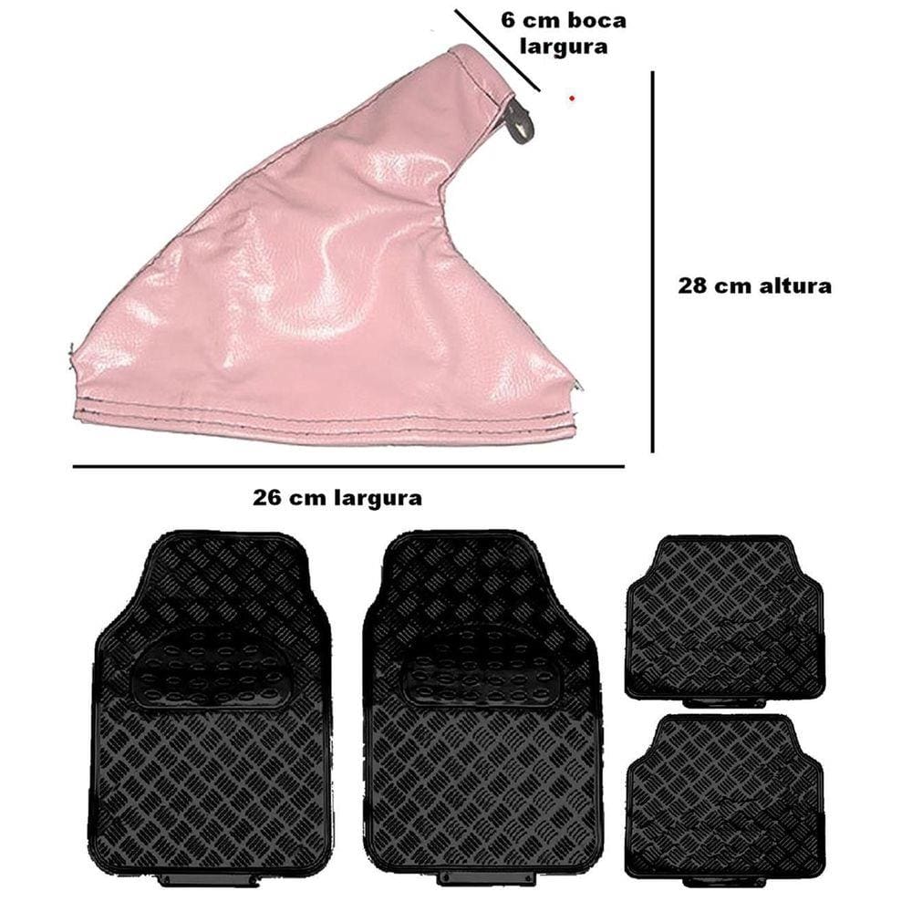 Coifa Freio Rosa Tapete Preto Ford Taurus