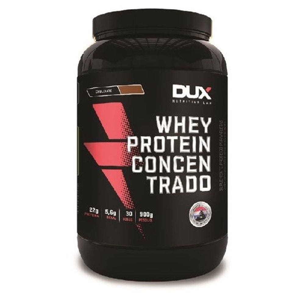 Whey Protein Concentrado 900g Chocolate Dux Nutrition Black Friday