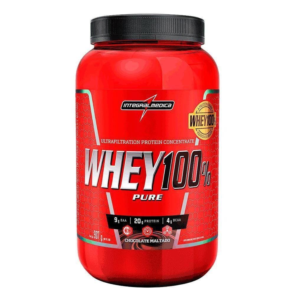 Whey Protein Concentrado 100 Pure Integralmedica Casas Bahia