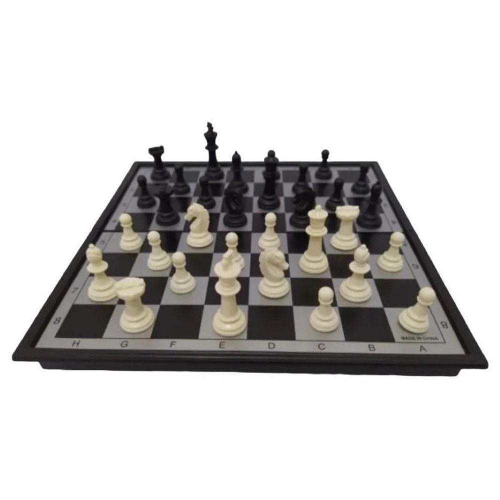 Jogo Xadrez 31cm x 16 cm x 5 cm Chess Piece