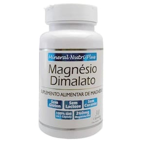 Magnésio Dimalato Mineral Nutri Plus Quelato