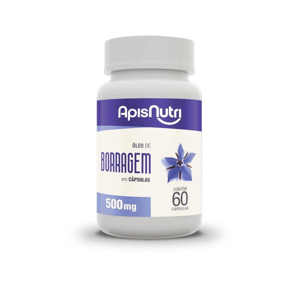 Óleo De Borragem (60 Cápsulas) 500 Mg
