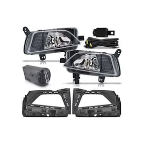 Kit Farol Milha Vw Virtus 2018 2018 Botão Modelo Legítimo