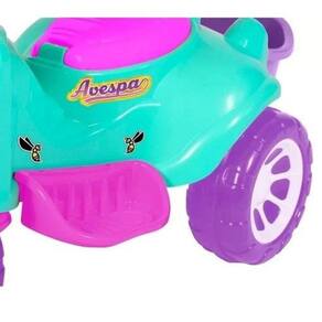 Carrinho Triciclo com empurrador Baby City Rosa Maral