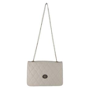 Bolsa Matelasse Topgrife Couro Branco