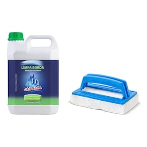 Kit 1 Esponja e 1 Detergente limpa bordas 5 Litros Cris Água