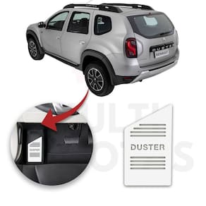 Descanso De Pé Renault Duster 2012 A 2020 Aço Escovado Prata