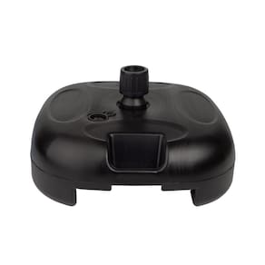 Base Plástica Para Guarda Sol Ombrelone Areia Ou Água Preto - Mor