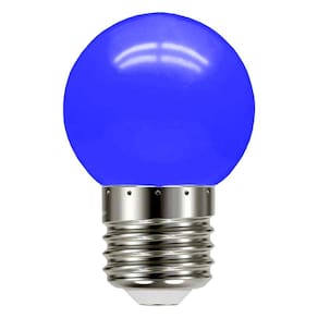 Lâmpada Bolinha 40w Incandescente E-27 Azul 220v