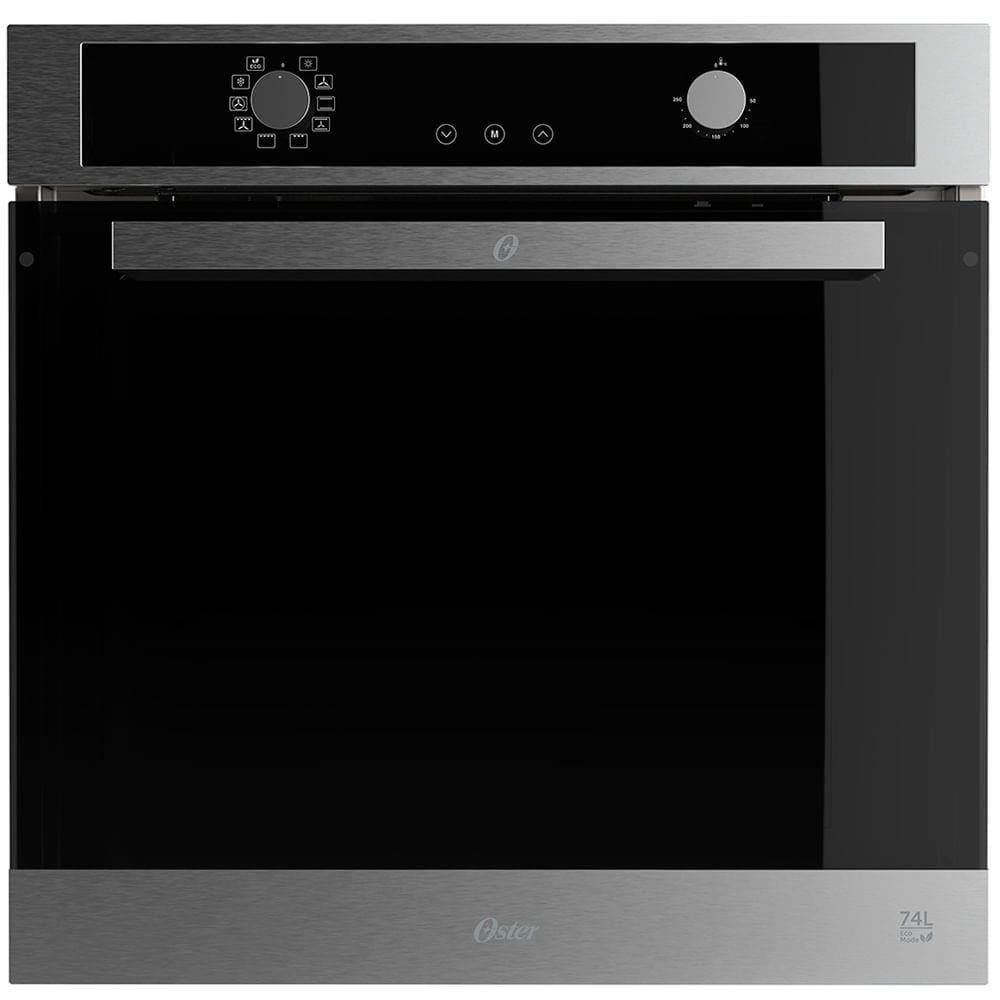 Forno de Embutir Elétrico Oster Semi Digital Black Inox 74L