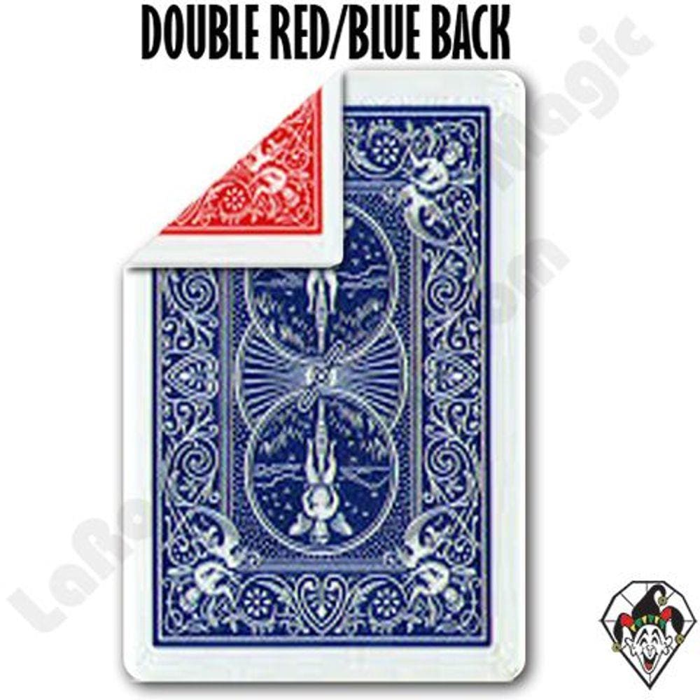 5 Cartas Duplo Dorso Bicycle Vermelho e Azul B+