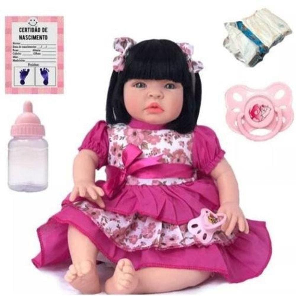 Boneca Bebê Reborn Doll Realist Yasmin Sid Nyl 1172