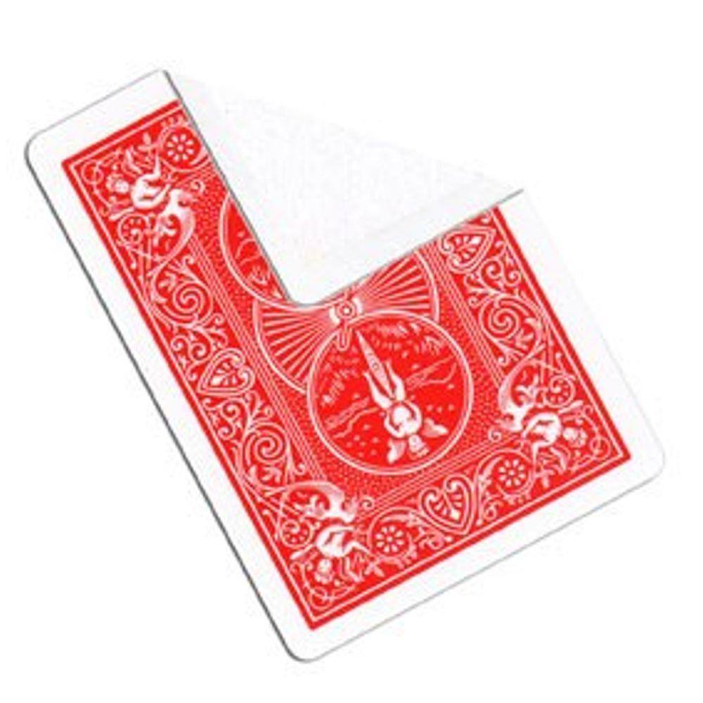 5 Cartas Dorso Vermelha/Face Branca R+