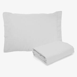 Kit Colcha Dohler Solteiro 2 Peças 1,60x2,50m Piquet Branco