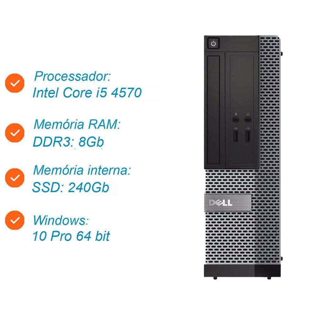 Computador Dell 9020 Core i5 4ª | Casas Bahia