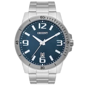 Relógio Orient Masculino Sport MBSS1419 D2SX Aço Prata