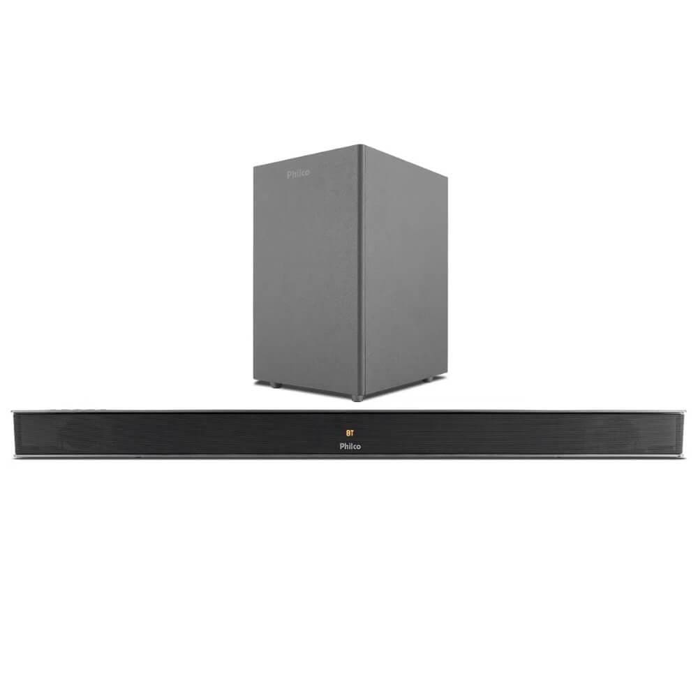 Sound Bar Philco PSB06T 420W com Bluetooth Wireless e Display Bivolt - Preto