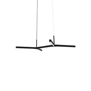 Lustre Pendente Newline Fit15 Stick PD15052 Preto Led Bivolt