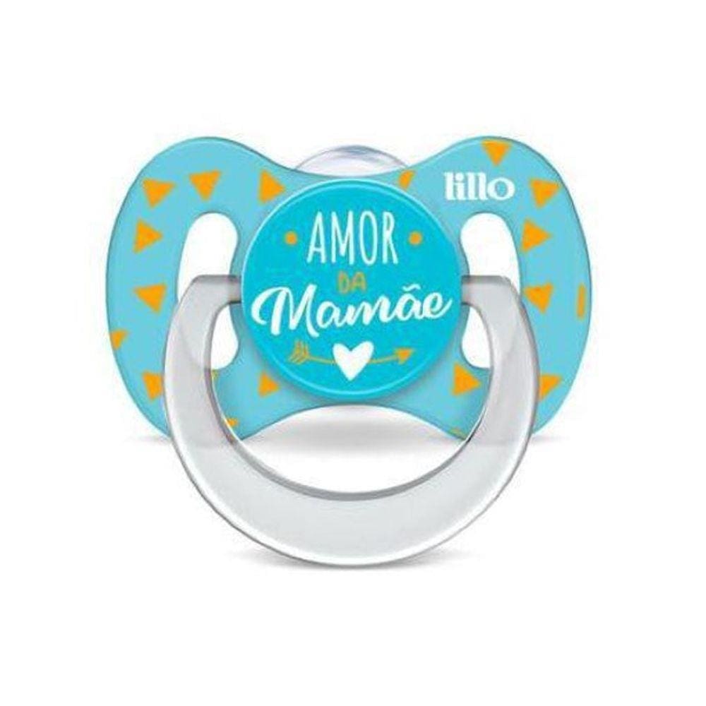 Chupeta Funny Amor Da Mamãe Azul Tam 1 Lillo